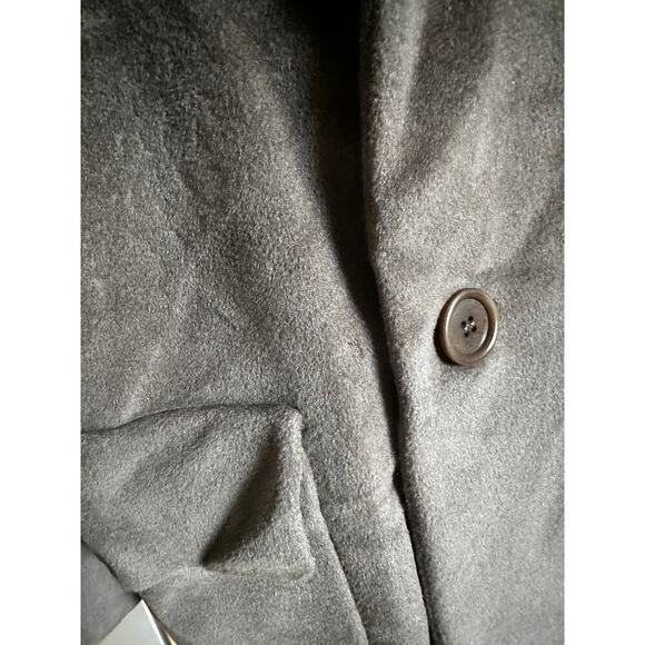 VINTAGE Maska Wool-Cashmere Oversized PeaCoat, Womens size IT 42/US 6, med-large - Picture 14 of 15